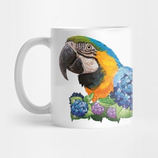 Blue and yellow macaw Mug